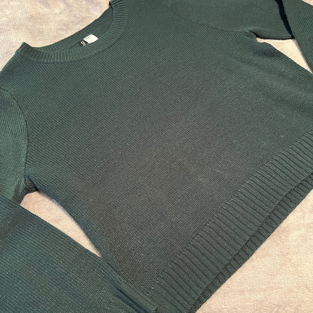 Forest Green Knit Sweater